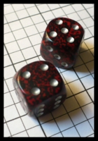 Dice : Dice - 6D Pipped - Red Chessex Speckled Silver Volcano - Ebay Jan 2010